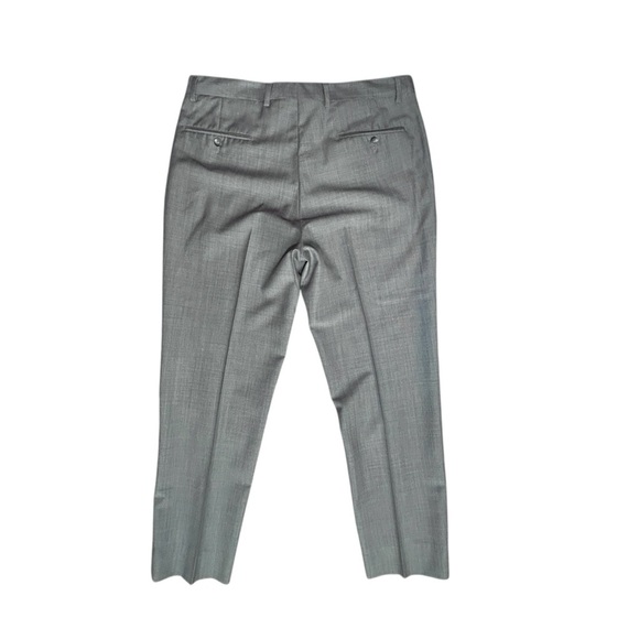 JOS A BANK Reserve Grey Marzotto Wool Dress Pants Mens 35 X 29 (35R) Flat Front - Picture 3 of 12
